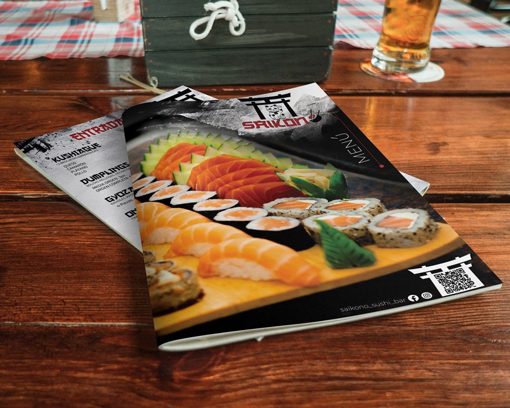 Diseño Menú Impreso y Digital