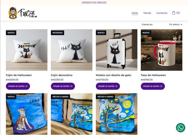 Fricat Kulture, tienda en línea de ropa y accesorios de la Cultura POP de ayer, hoy y siempre.